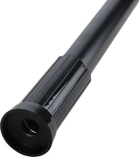 Produktbild MSV Duschstange Aluminium Glänzend Schwar 140 - 260 cm
