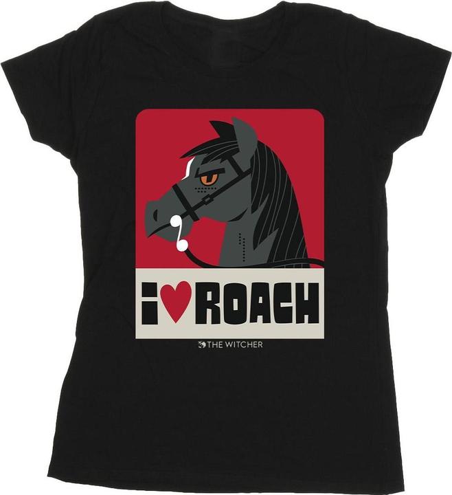 Immagine prodotto Netflix The Witcher I Heart Roach Maglietta Donna (XL)