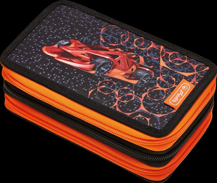 Schwarz/Orange