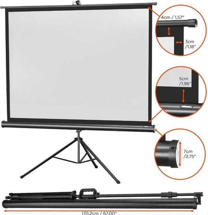 Produktbild Celexon Eco Stativ, Leinwand, 4:3 (77.56", 4:3)
