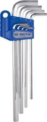 Actual product image King tony Juego Llaves Allen extra largas 2-10mm - 8 Pzas