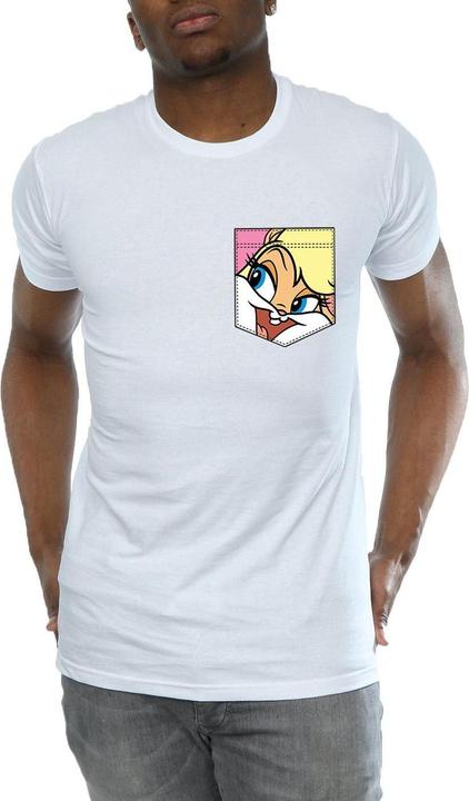 Produktbild Looney Tunes Lola Bunny Face Faux Pocket TShirt (XXL)
