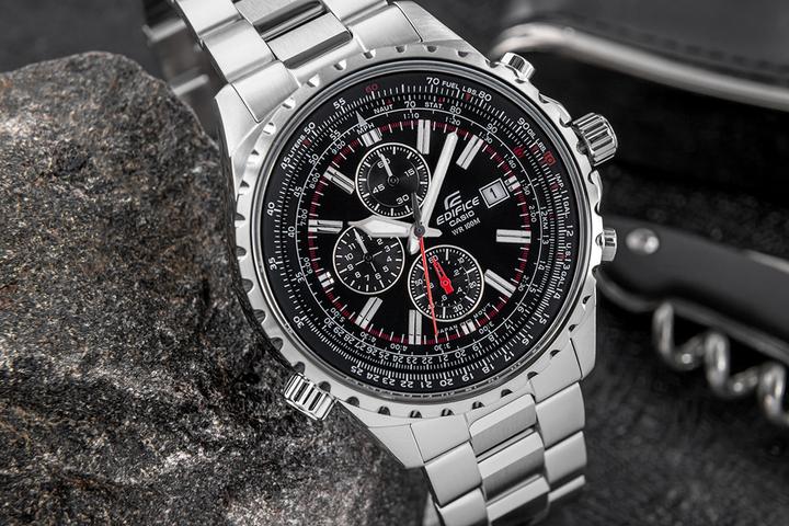 Actual product image Casio Edifice - EF-527D-1AVEF (Chronograph, 45 mm)