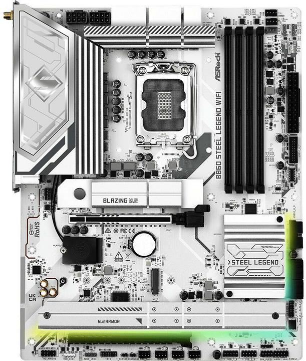 Immagine prodotto AsRock B860 Steel Legend WiFi DDR5 Intel S retail (LGA 1851, Intel B860, ATX)