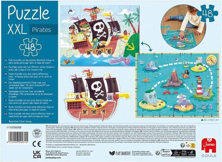 Produktbild Goula Puzzle Piraten XXL (48 Teile)