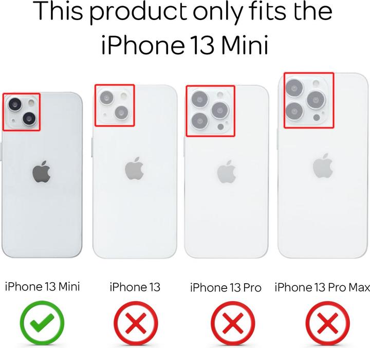 Immagine prodotto Nalia Custodia per cellulare extra sottile (Apple iPhone 13 mini)