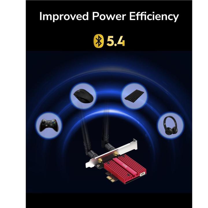 Immagine prodotto Cudy Adattatore PCI Express BE9300 Wi-Fi 7 (PCI-E x1)