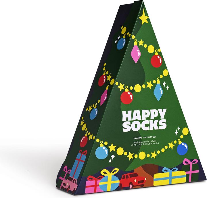 Image du produit Happy Socks 3-Pack Holiday Tree Gift Set (Lot de 3, 41 - 46)