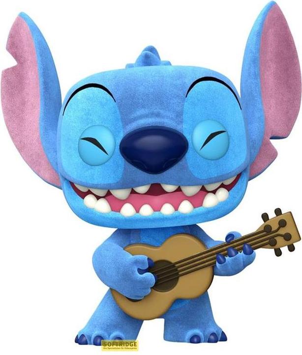 Image du produit Funko DISNEY - POP N° XXX - Ukelele Stitch (FLOCKED) +T-shirt (XL)