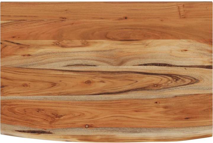 Image du produit VidaXL Étagère murale Rectangulaire Bord d'arbre Étagère suspendue Bureau Étagère en bois massif Acacia (60 x 40 x 2,5 cm)