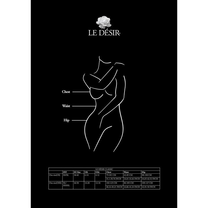 Immagine prodotto Le Désir Fishnet and Lace Suspender Bodystocking - OSX (Taglia unica)
