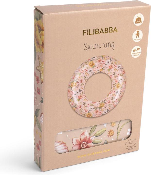 Actual product image Filibabba Swim ring Alfie - Ocean Blossom