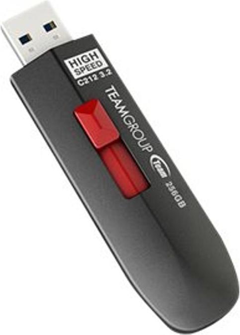 Produktbild Team Electronic TeamGroup C212 256GB, USB3.2 Gen2, schwarz (256 GB, USB-C)