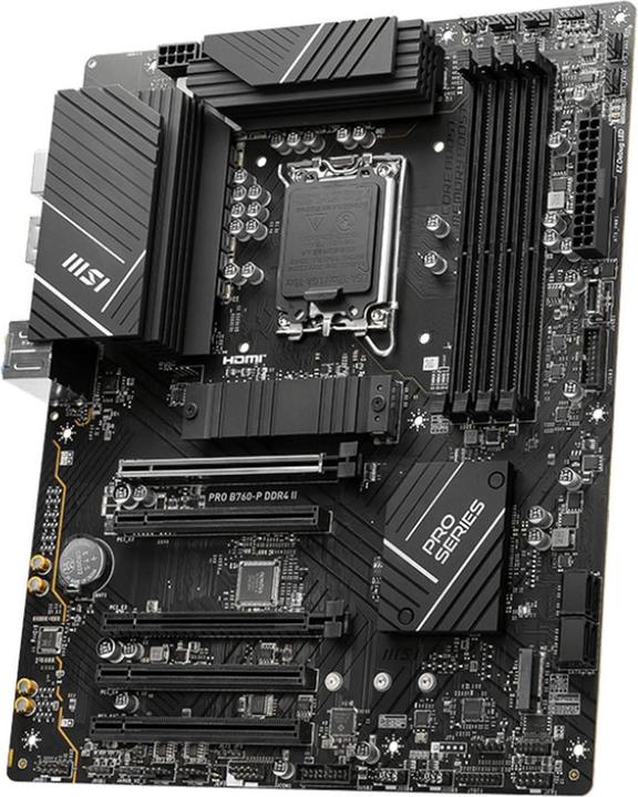 Produktbild MSI PRO B760-P DDR4 II (LGA 1700, Intel B760, ATX)