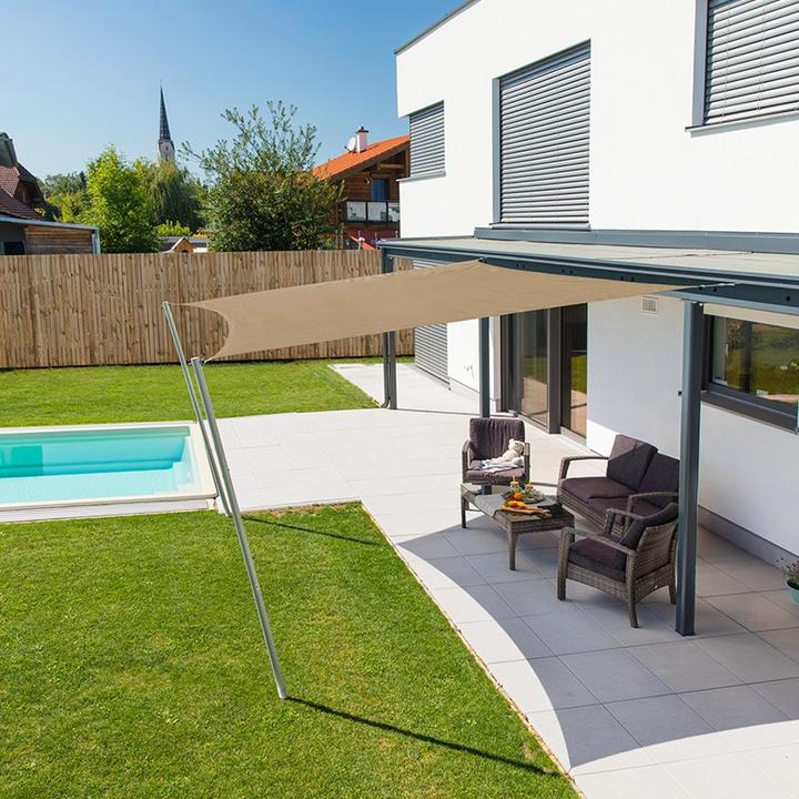 Actual product image Windhager Sun Sail CANNES Square (300 x 300 cm)