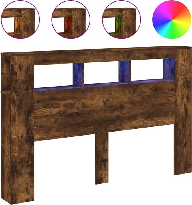 Immagine prodotto VidaXL Testiera a LED (160 x 18,5 x 103,5 cm)