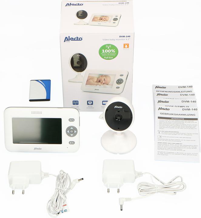 Image du produit Alecto Moniteur pour bébé avec caméra DVM-140 (Vidéo et audio, 300 m)