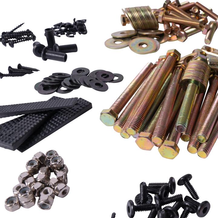 Actual product image Stradivari Screw set for pool table Nero