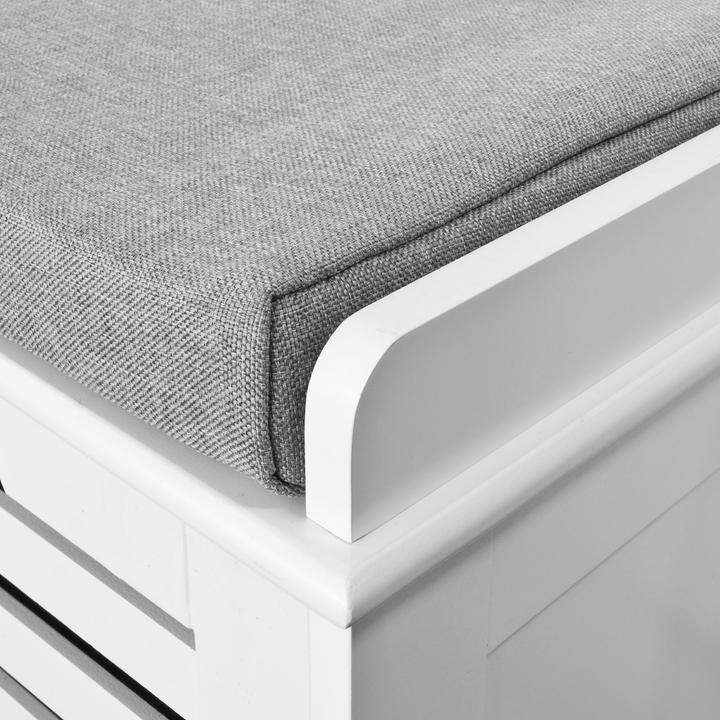Actual product image SoBuy Schuhbank mit Sitzkissen (105 cm)