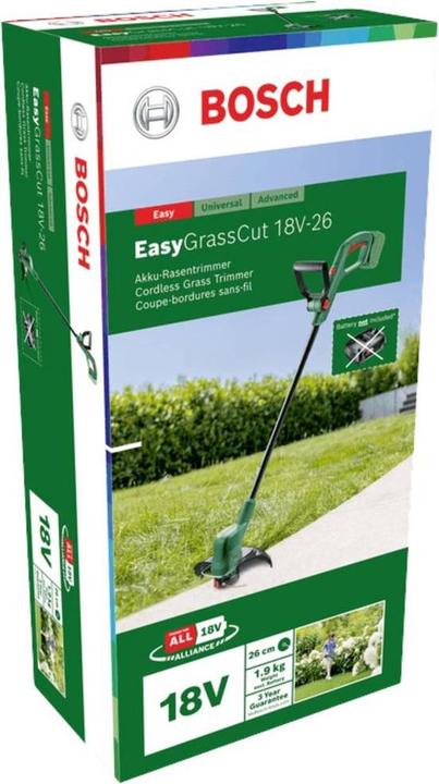 Actual product image Bosch Home & Garden EasyGrassCut 26 (Trim line)