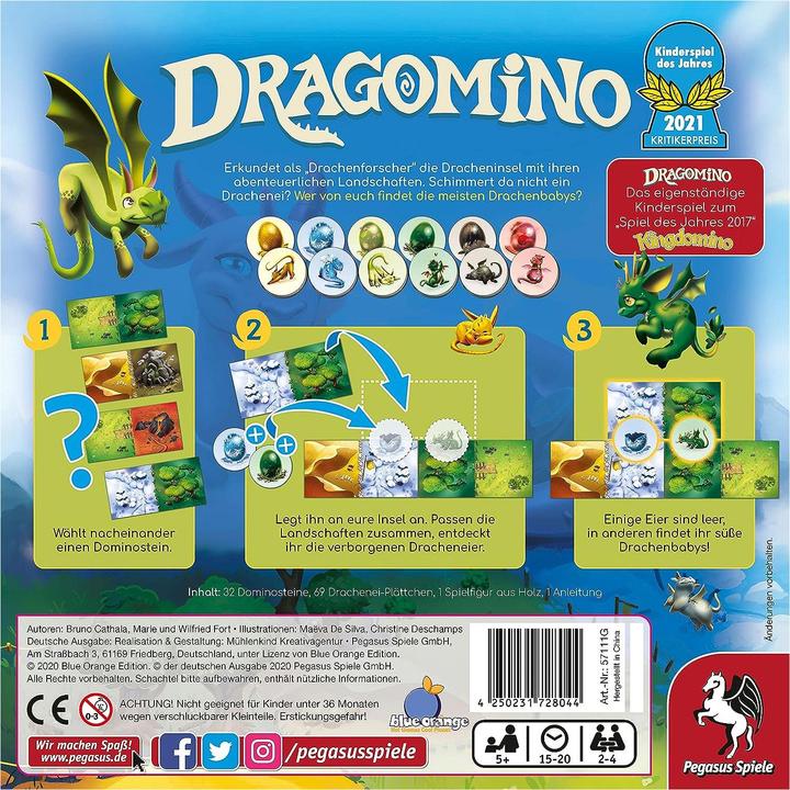 Produktbild Pegasus Dragomino (Deutsch)