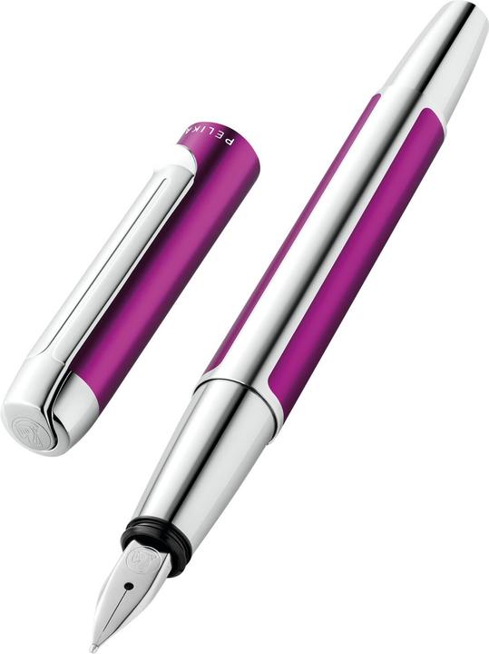Actual product image Pelikan Stylo Plume Pura® Violet bec M dans son étui cadeau (Violet, 1 x)