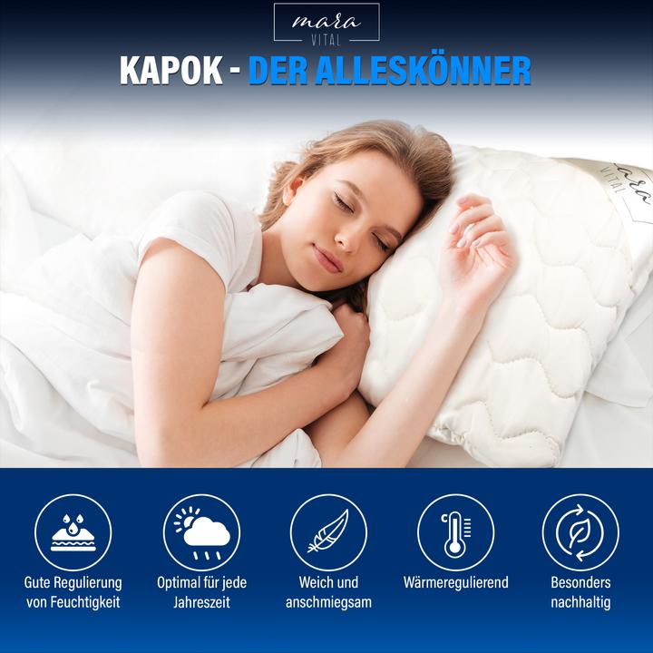 Produktbild Mara Vital Kapokkissen (65 x 65 cm)