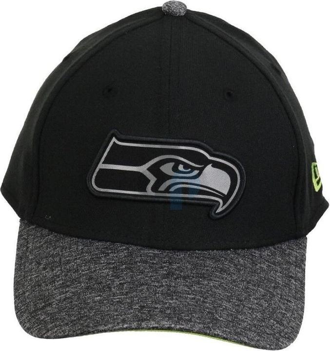 Actual product image New Era NFL - Seattle Seahawks - Grey Collection 39Thirty Cap Black ML (59)