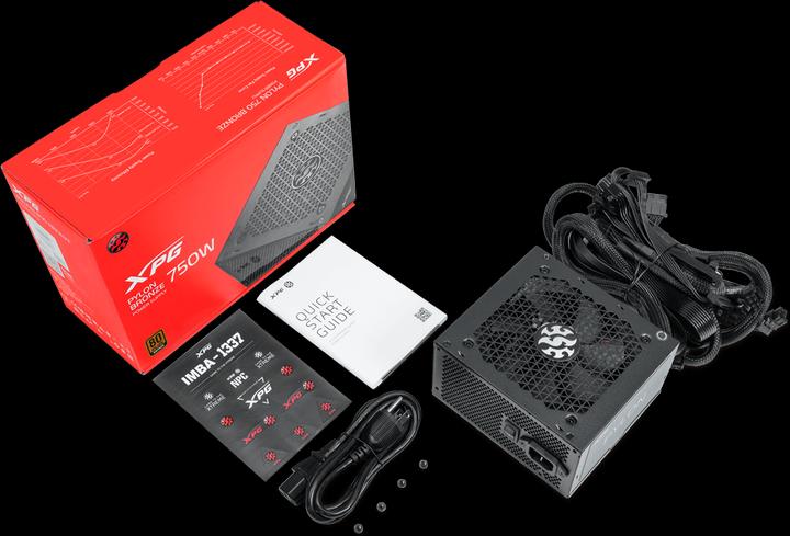 Actual product image Adata Power supply XPG PYLON /EPS (550 W)