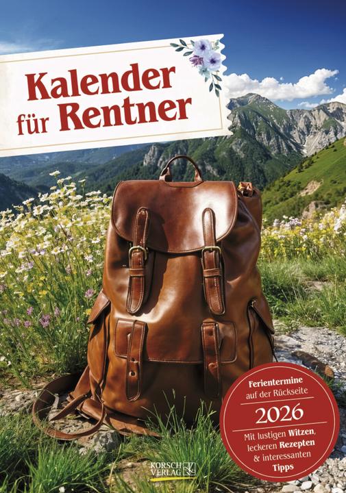 Produktbild Kalender fr Rentner 2026 (Deutsch)