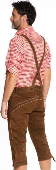 Actual product image PartyChimp Leather trousers Rudi long dark brown size XS (XS)