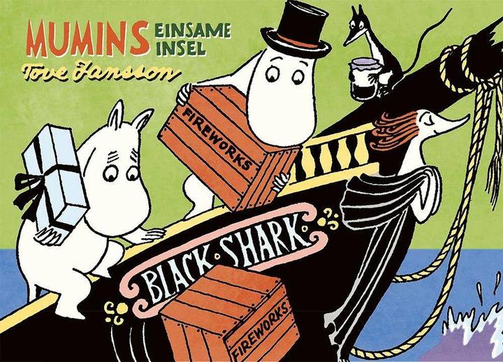 Immagine prodotto Mumins einsame Insel (Tedesco, Tove Jansson, Matthias Wieland, Michael Groenewald, Annette von der Weppen, 2015)