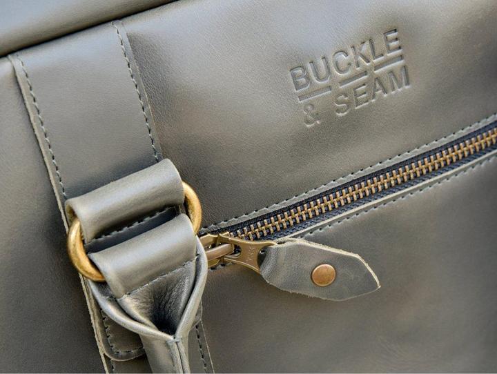Produktbild Buckle & Seam Aktentasche Everett Anthrazit/Gelb