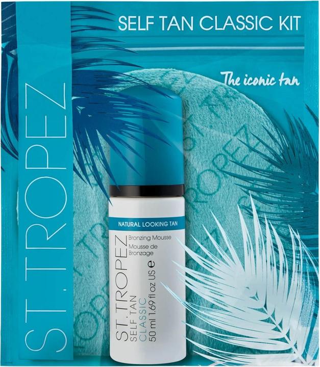 Produktbild St. Tropez Classic Mini Kit (Classic Mousse 50ml + Luxe Mitt) (Selbstbräunungsschaum, 50 ml)