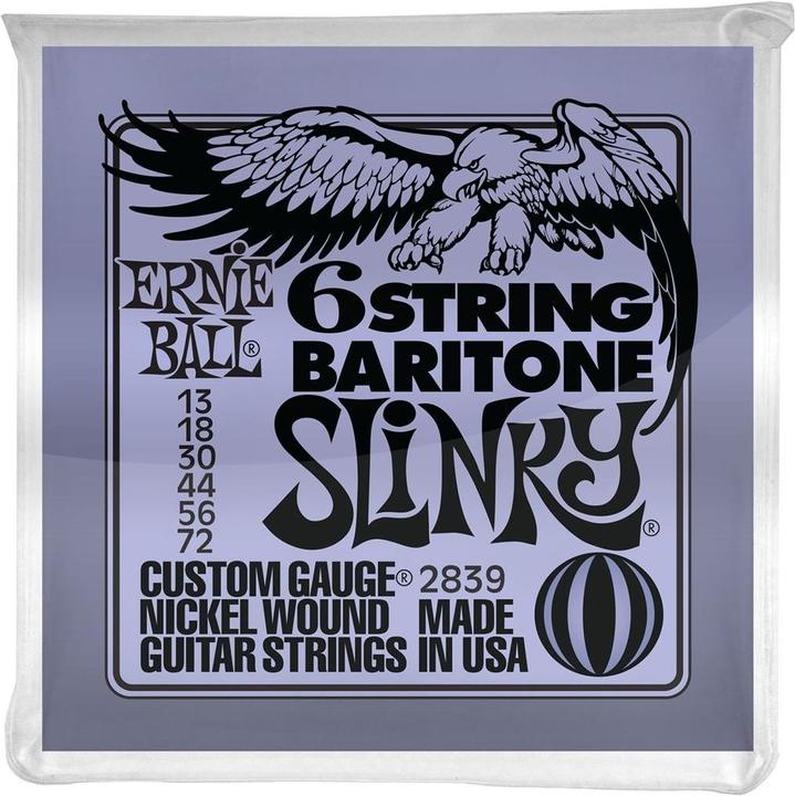 Image du produit Ernie Ball Slinky Baritone (6 x, Basse électrique, 0.07")