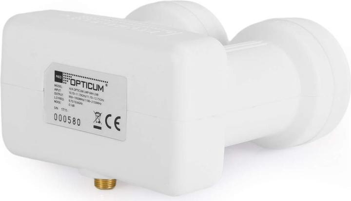 Image du produit Opticum Monobloc simple LMP-04H (AH) 6° Astra Hotbird (LNB Single, 40mm)