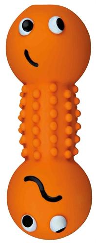 Actual product image Trixie Smiley dumbbell latex with squeaker 19cm (Snack bag dog)