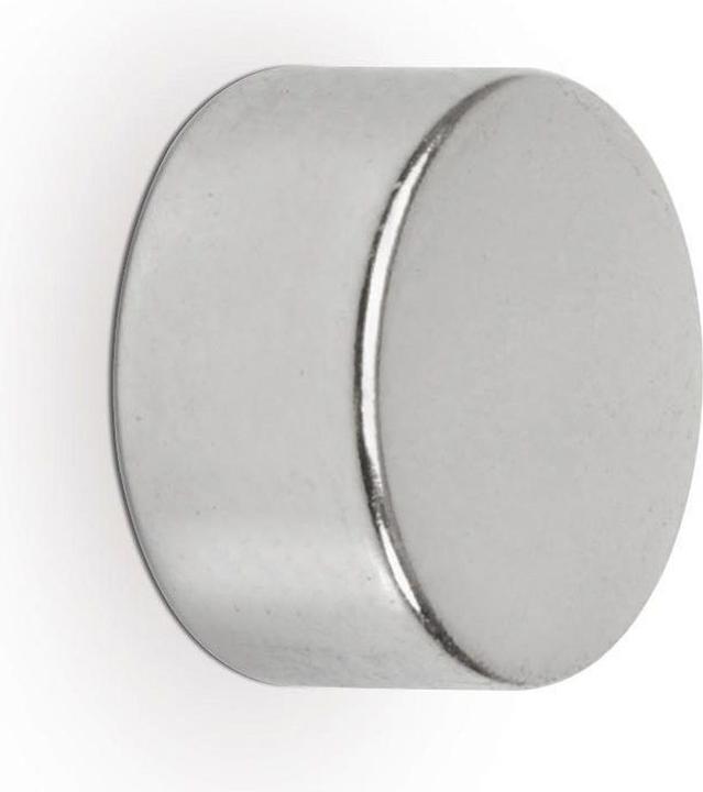 Image du produit Maul Aimant en néodyme en forme de disque, 10 mm, force d'adhérence : 2,6 kg, argent Diamètre : 10 mm / (10 x)