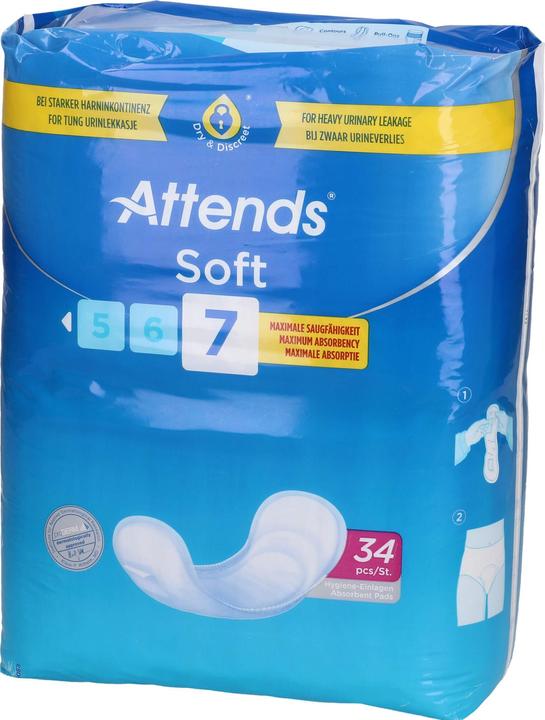 Image du produit Attends Soft 7 langes (34 x)