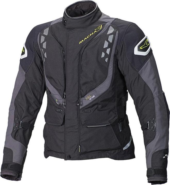 Image du produit Macna JURA Texjacke incl. 10% Übergrössenzuschlag schwarz-anth. 4XL (Hommes, 4XL)