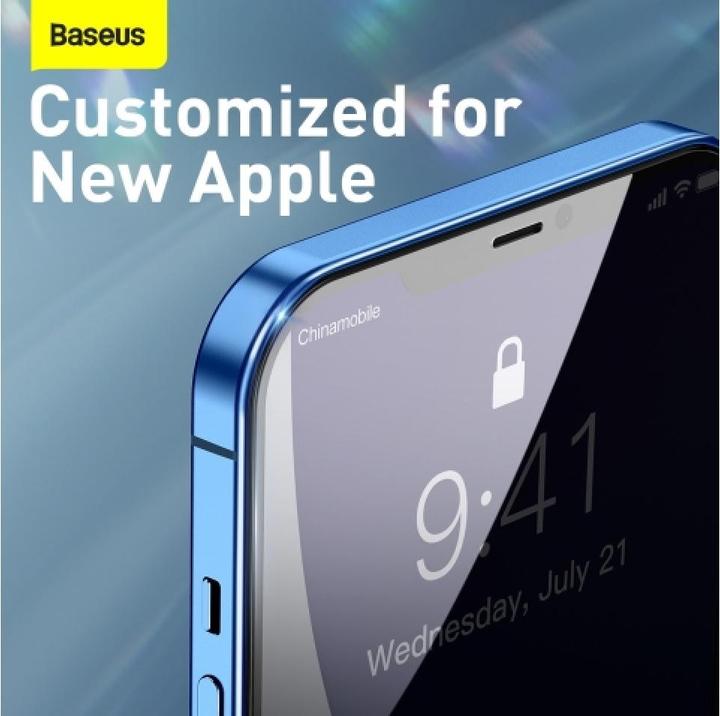 Immagine prodotto Baseus 0.15mm Pellicola di vetro temperato a copertura totale per iP 6.7inch 2020 (indurimento secondario) (2 Pezzo/i, Apple iPhone 12 Pro Max)