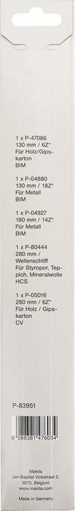 Produktbild Makita Reciprosägeblatt-Set