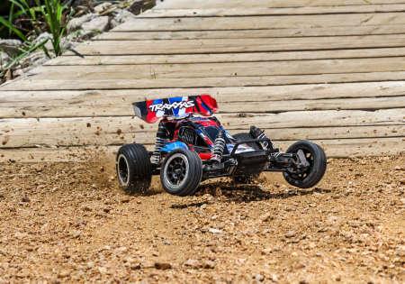 Actual product image Traxxas BUGGY BANDIT HD 1:10 2WD EP RTR RED w/USB-C Charger & Battery (RTR Ready-to-Run)