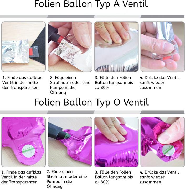 Produktbild Ueli Express Folien Ballon XXL Brautkleid 110cm