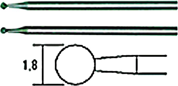 Productafbeelding Proxxon Diamant slijpstiftkogel 1,8 mm