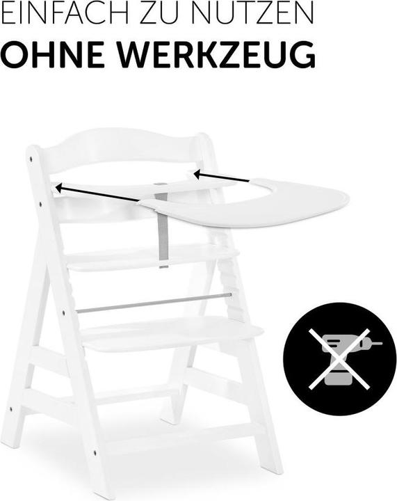Produktbild Hauck Hochstuhl-Zubehör 5-tlg. Essbrett-Set für Alpha Plus - Click Tray +