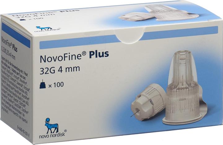 Novofine Plus Injektionsnadeln 4mm 32G 100 Stk