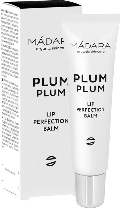 Madara Lippenbalsam mit Pflaumenkernöl - Plum Plum Perfection Lip Balm (Balsam, 15 ml)