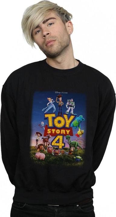 Actual product image Disney Mens Toy Story 4 Poster Art Sweatshirt (XXL)