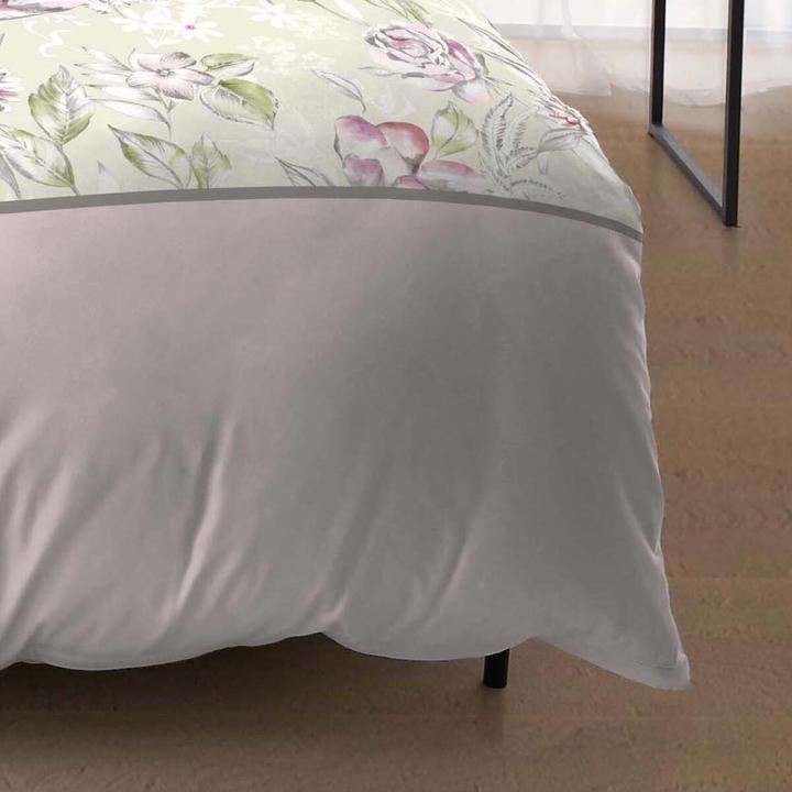 Produktbild Kaeppel Mako-Satin Bettwäsche Amanda rosa (Bettwäsche Set, 160x210 cm + 65x100 cm)